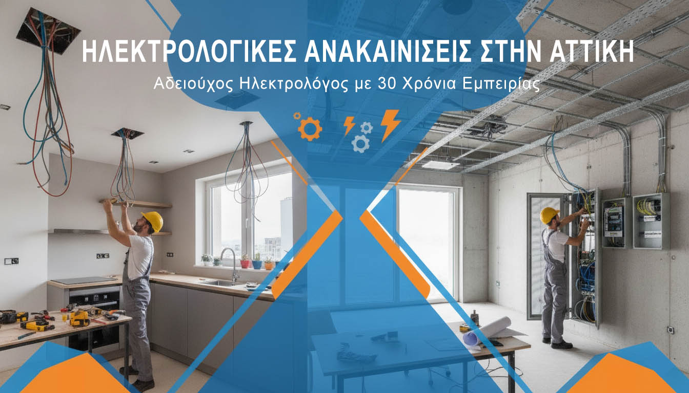 Ηλεκτρολογικές Ανακαινίσεις στην Αττική